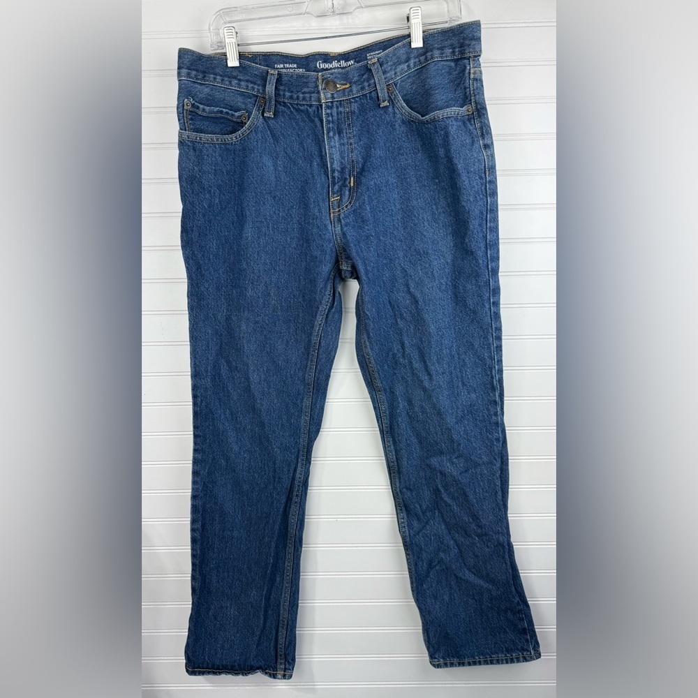 Goodfellow & Co. straight leg dark wash men’s jeans. Size 34wX30L - Picture 1 of 4